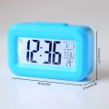 Electronic LED Clocks Mini Music Digital Alarm Clock with Temperature Calendar Week Display Backlit Snooze Mute Clock. 