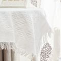 Tablecloth, ins, style, high-quality lace, photograph, dressing, dessert table, square table, dustproof round table, cover cloth, white coffee table.
