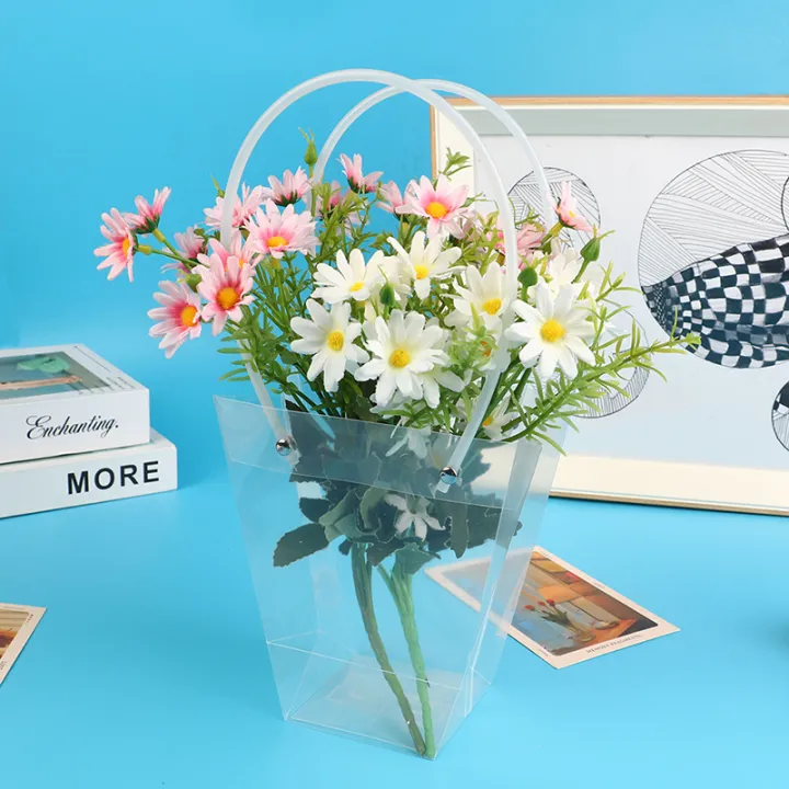 T%20Shape%20Florist%20Decoration%20Potted%20Clear%20Flower%20Bag%20Portable%20Plastic%20Gift%20Bags%20BAWEI%20-%20Image%204