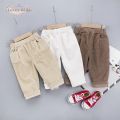 Corduroy Pants 2020 Autumn Baby Boy Korean Style Casual Sample Fashion Pockets Loose Trousers Solid Color Kids Clothing. 