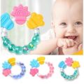 1 Pcs Lovely Silicone Necklace Teethers With Rattle Teethers Toys Teething Baby Care Safe Acessorios Baby Teether. 