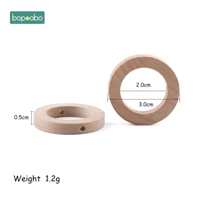 Bopoobo%2030mm%20Wood%20Ring%20Teether%20Baby%20Wooden%20Teether%20Pacifier%20Chain%20Accessories%20New%20Born%20Product%20Baby%20Toys%20Wooden%20Rings%20-%20Image%203
