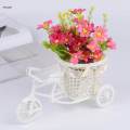 Artificial Woven Flower Basket Plant Stand for Table Centerpieces. 