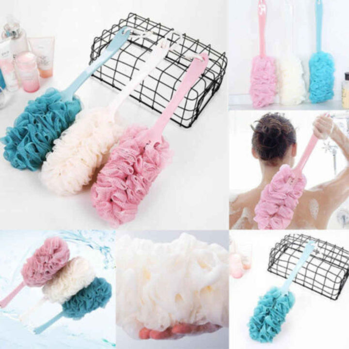 Men's and Women's Long Handle Body Bath Brush Luxurious Back Scrubber