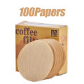 1000Papers Japan Round Coffee Filter Paper Moka Pot Water Drip Coffee Maker Filter Circular Hand-poured Coffee Tools.