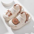 Cartoon Home Slippers Kids Fashion Cute Soft Soled Non-slip Sandals Summer New Design Shoes Baby Unisex PVC Round Head Slippers. 