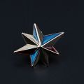 Men's Advanced Chic Star Badges Brooches Pin Suit Shawl Lapel Pins Hat Shirt Collar Brooches on clothes Party Daily Accessory. 