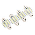 White LED Car Bulb 31mm Festoon 12 SMD Dome Map Interior Light Lamp DE3175. 