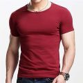 Tops Men T Shirt Fitness T-shirts Mens V neck Man T-shirt For Male Tshirts M-4XL Plue Size B0667. 