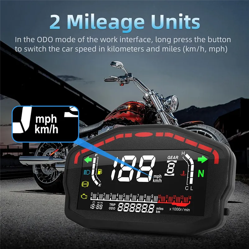 Universal Digital Speedometer For Bike
