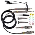 P6100 2Pcs Oscilloscope Probe Kit Dc-100Mhz Oscilloscope Clip Test Probe 100Mhz For Tektronix X1 / X10.