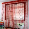 1pc Heart-Shaped Pattern Curtains Upscale Jacquard Fashion Home Living Room Bedroom Door Window Decoration Curtains 100x200cm. 