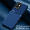 Lenuo Case For Xiaomi Redmi Note 12 4G Casing Anti-fall Soft Non-slip Silicone Grain Back Cover. 