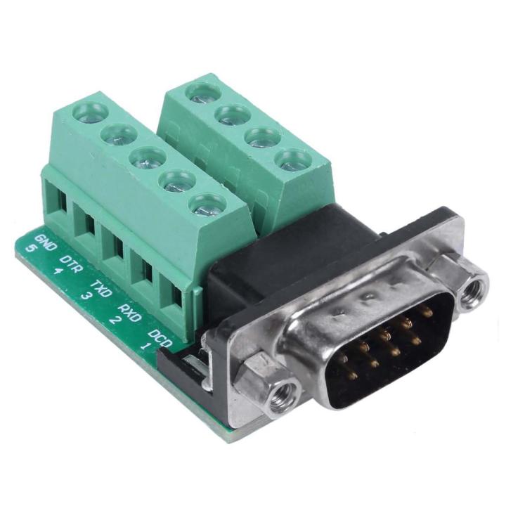 【VisioN Shop】Serial to Terminal Male Adapter Connector Signals Terminal ...