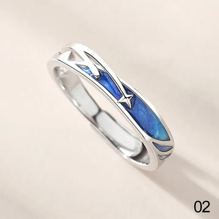 Creative%20Personality%20Meteor%20Shower%20Adjustable%20Couple%20Rings%20Girl%20Boy%20Friend%20Jewelry%20Gift%20-%20Image%207
