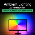 DIY Ambient Computer Monitor Desktop PC Screen Backlight Lighting RGB USB Addressable WS2812B Smart LED Strip Full Kit. 