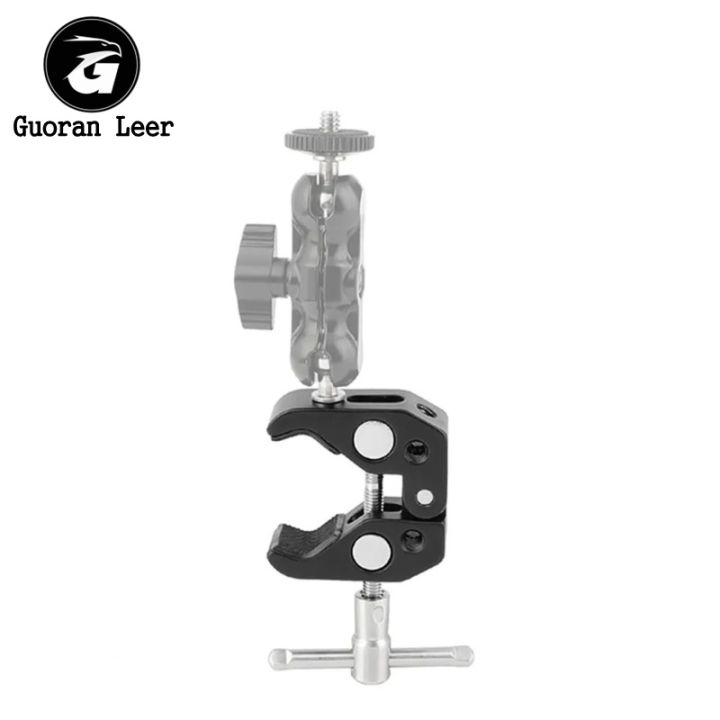 Super Clamp Camera Clamp Mount Multifunctional Monitor Mount Bracket Super Clamp With 1/4” Thread For Magic Arm
