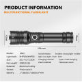 Rechargeable Zoom LED Flashlight USB Torch Light. 