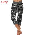 2022 Womens 3/4 Lightweight Jogging Capri Pants Camouflage Print Sport Fitness Pants Trousers Summer Fashion Sport Pants XS-5XL.