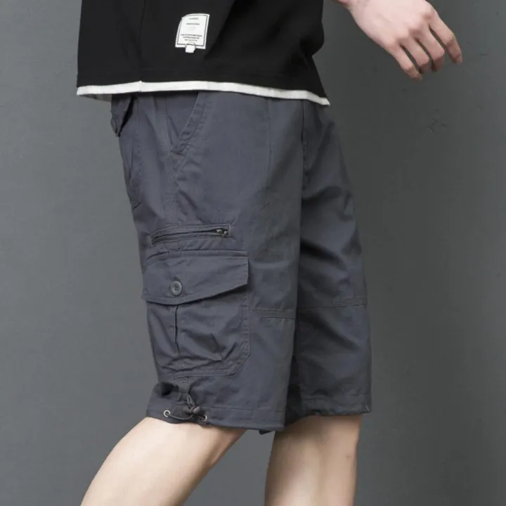 Summer%20Cargo%20Shorts%20Men%20Camouflage%20Camo%20Casual%20Cotton%20Multi-Pocket%20Baggy%20Bermuda%20Streetwear%20HipHop%20Military%20Tactical%20Work%20Shorts%20-%20Image%204