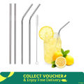 Metal Straws Reusable Metal Straw Stainless Steel Metal Straw Metal Straw Cleaner Metal Straw Metal Straw With Tumbler 3pcs pack. 