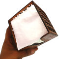 Plywood Mini Tissue Holder ICTTHWS005. 
