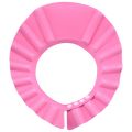 1 PCS Adjustable Soft Baby Kids child Children Shampoo Bath Shower wash hair Waterproof Eye Shield Cap Hat Shield sun cap Tub Bathtub Visor for Toddler (pink). 