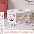 Kawaii Desktop Pen Holder for Girls Cute Storage Box Organizer Stationery Holder Pencil Holders Back To School Desk Accessories. 
