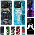 For Tecno POP 7 Pro BF7 Tecno POP 7 BF6 Soft TPU Cover Cool Anime Catoon Phone Cases Flower Football Protective Shell. 