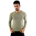 Masculine Light Olive  Full Sleeve Sweater For Men For Men. 