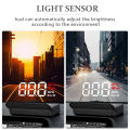 WiiYii M3 HUD Head-Up Display obd2 trip computer Speed Projector OBD2 auto On-Board Computer Fuel Mileage Alarm Car Accessories. 