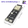 ESP32 S3 Development Board ESP32-S3-DevKitC-1-N16R8 WiFi + Bluetooth MCU Module, Dual Type-C ESP32-S3-WROOM-1 Cores Microcontroller Processor Integrates Complete Wi-Fi and BLE Functions. 