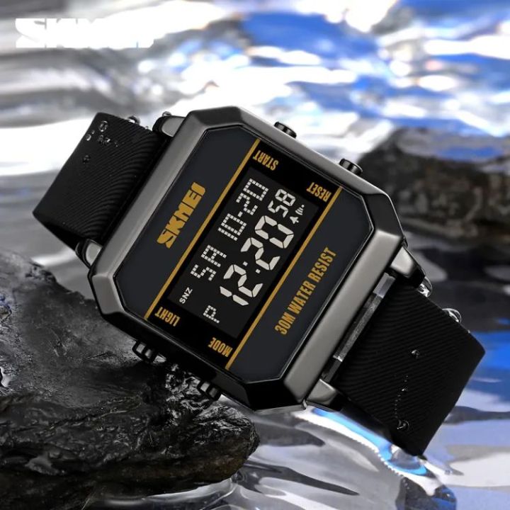 SKMEI Men Fashion Sports Waterproof LED Luminous Men Watch 1848