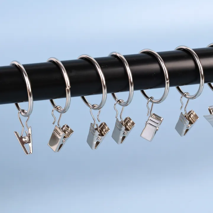 10Pcs/Set%20Curtain%20Rings%20Clips%20Metal%20Decorative%20Rustproof%20Drapery%20Window%20Curtain%20Hanging%20Ring%20Hook%20Clothes%20Clip%20Hanger%20-%20Image%207