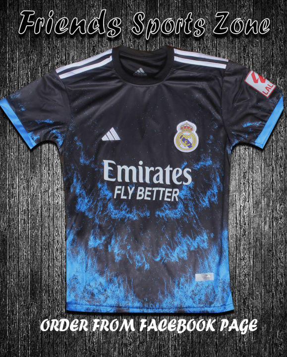 Real madrid new galaxy edition jersey 24/25 half sleeves