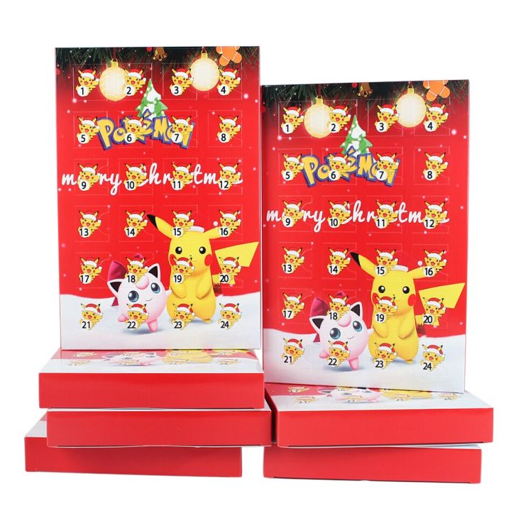 24Pcs%20Set%20Pokemon%20Figure%20Blind%20Box%20Gift%20Kawaii%20Pikachu%20Anime%20Figural%20Action%20Mystery%20Calendar%20Box%20PVC%20Model%20Doll%20Kid%20Toys%20-%20Image%203