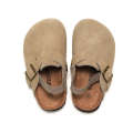 RUIZUSTOCK Ruizu Autumn/Winter Children's Cork Sandals, Genuine Leather, Boys' Beach Slippers, Headband, Girls' Matte Leather. 