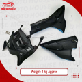 Suzuki, RTR & TVS engine guard for Universal bike Glossy Blue colour 3-part High Quality Havey Plastic Material this engine guard is the perfect addition to your motorcycle. 