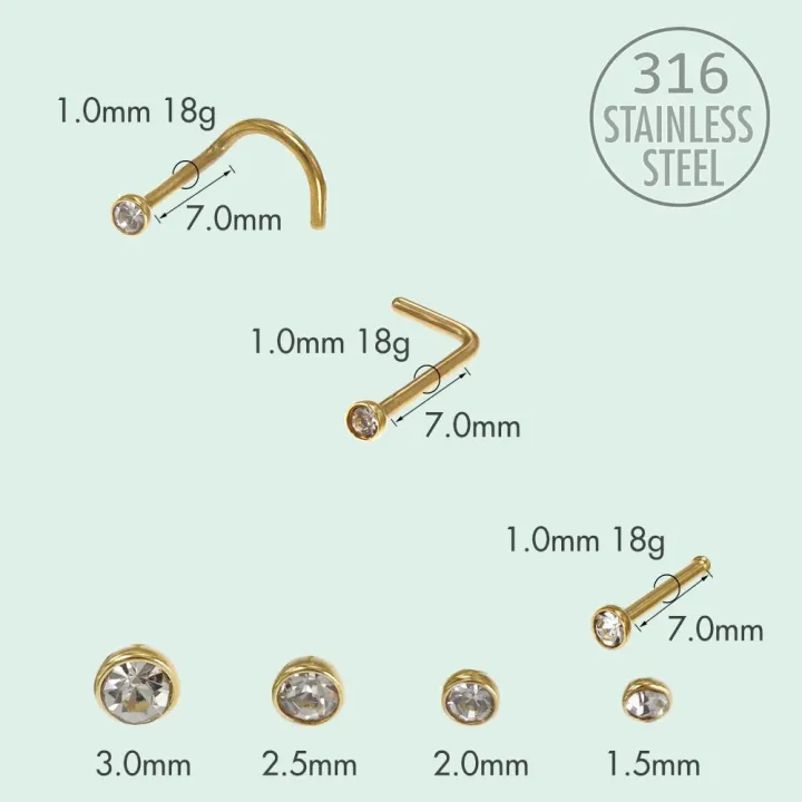 10Pcs%20Nose%20Rings%20Set%20for%20Women%20with%20Crystal%20Rhinestone%20Nostril%20Stud%20Piercings%20Jewelry%20Surgical%20Stainless%20Steel%200.8/1.0mm%2018/20g%20-%20Image%204