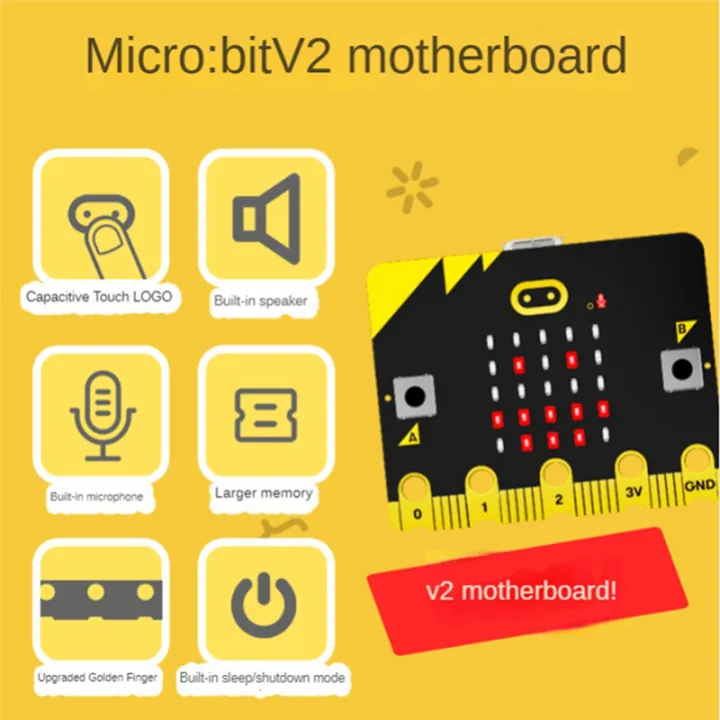 Bbc%20Microbit%20V2.0%20Motherboard%20an%20Introduction%20to%20Graphical%20Programming%20in%20Python%20Programmable%20Learn%20Development%20Board%20I%20Easy%20to%20Use%20-%20Image%205