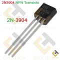 10Pcs- 2N3904 40V 0.2A 1.5W 300MHz NPN General Purpose Transistor 3904 NPN 3 Pin Transistor TO-92 Package Electrical Circuitry & Parts. 