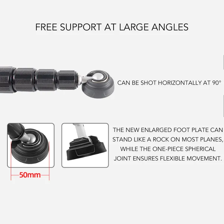 Telescopic%20Monopod%20Large%20Angles%206%20Section%20Carbon%20Fiber%20Monopod%20for%20Outdoor%20Shooting%20-%20Image%202