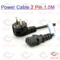 Power Cable 2 Pin 1.5M For Desktop, Laptop, Monitor, Printer. 
