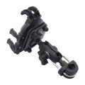 LI Bike Phone Holder, Motorcycle Phone Mount, Handlebar Cell Phone Clamp, Super Stable Rearview Mirror Shock-absorbing Navigation Bracket For 4.7-7 Inch Phones.