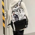 Anime Luffy Boy Girl Kids School Book Bags Travel Backpack Shoulder Graffiti Student Bag. 