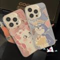 Cartoon Couple Painting Luxury Metal Lens Folding Stent Case Redmi 10C 13C 9C 10 12 9 12C 10A A1 9A 9T Note 12 13 10 11 10s 9 11s 8 Pro Poco C55 C65 M3 Pro Cute Kitty Cat Soft Case. 