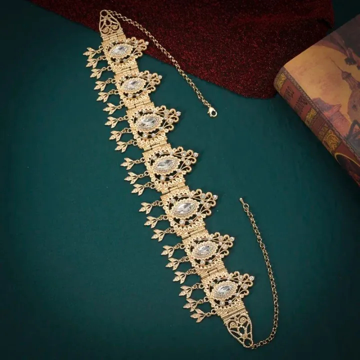 New%20Arabic%20Bridal%20Hair%20Jewelry%20Metal%20Tassels%20Hair%20Chain%20for%20Women%20Algerian%20Tradition%20Wedding%20Hair%20Accessories%20Bridesmaid%20Gift%20-%20Image%204