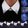 Triangle Shirt Collar Pin For Men Collar Brooch Corner Emblem Jewelry. 