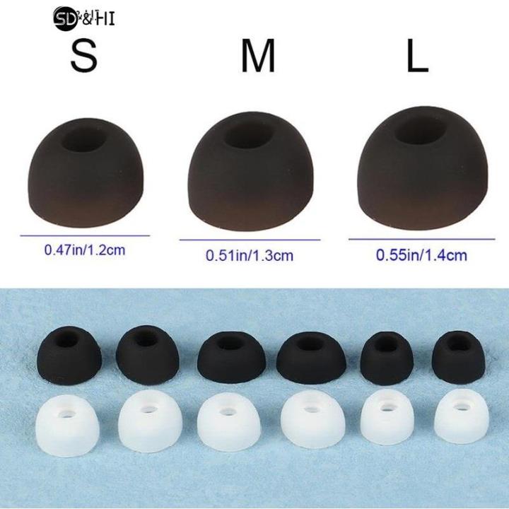 1Pair Replacement Ear Tips Earplugs For OnePlus Buds Z2 Silicone Bluetooth Ear Pads Plugs in-Ear Headphones Accessories
