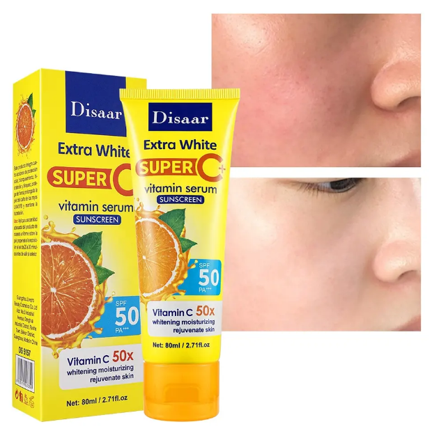 Disaar%20%20Natural%20Vitamin%20C%20Sun%20Cream%2080ml%20SPF50+%20PA+++%20Lightweight%20Sun%20Block%20Cream%20For%20Face%20-%20Image%205